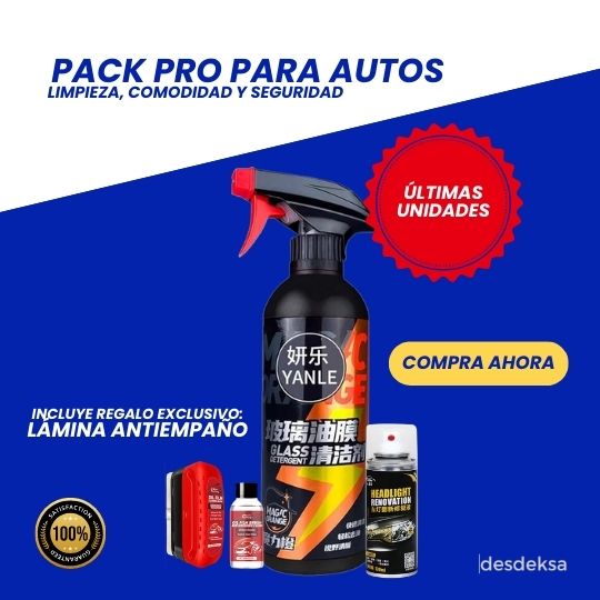 Pack Pro para Autos: Limpieza, Comodidad y Seguridad