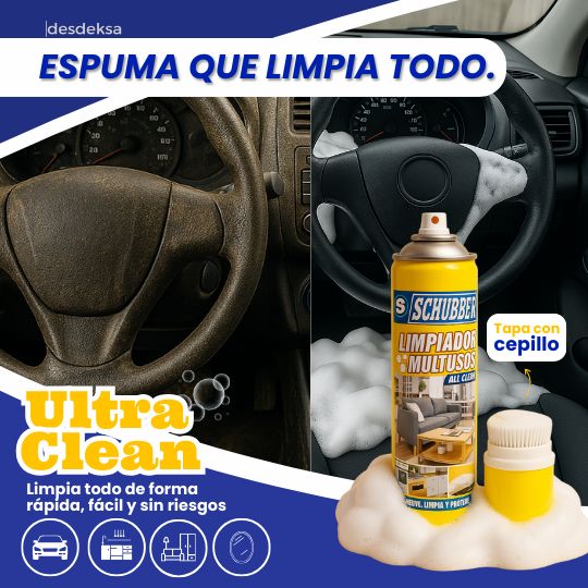 UltraClean® Espuma que limpia todo.
