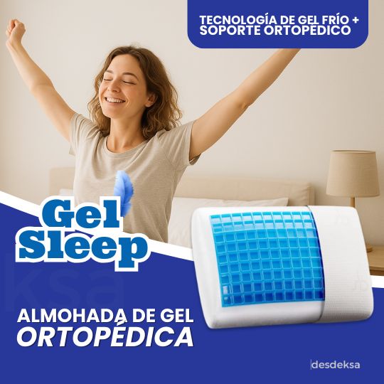 GelSleep® Almohada de Gel Ortopédica