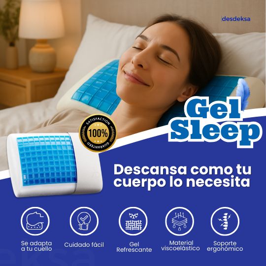 GelSleep® Almohada de Gel Ortopédica