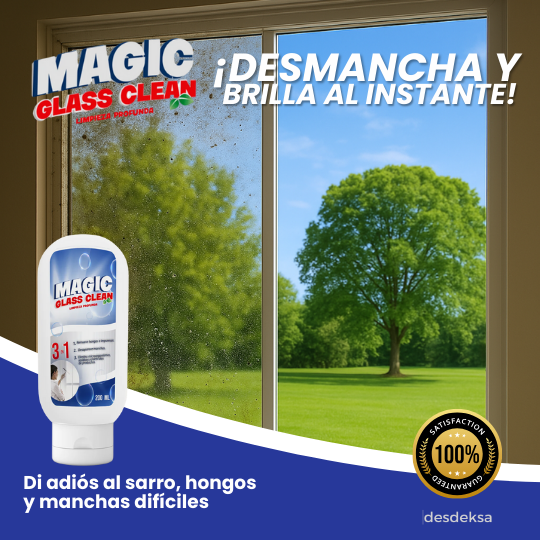 MagicGlass® Desmanchador de Vidrios
