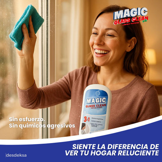 MagicGlass® Desmanchador de Vidrios