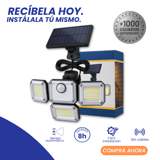GlowSun™ Lampara Solar LED