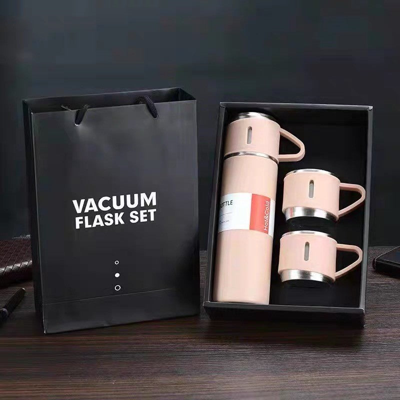 Mantén tus bebidas a la temperatura ideal 🍵 Termo Premium + 3 Tazas