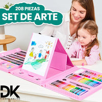 Estimula la Creatividad e Imaginación 🎨 Set de Arte 208 Piezas