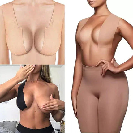 Levanta y Cubre de Manera Natural y sin Cirugias🤩Cinta Levanta Busto (5M)