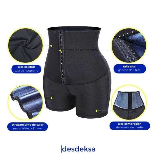 Reduce Tallas y Mejora tu Silueta 💃 Short Reductor Térmico