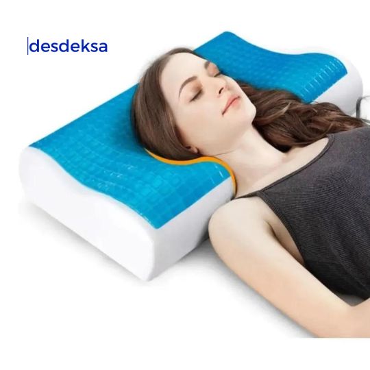 Alineación perfecta de la Cervical 🛌 Almohada de Gel Ortopédica