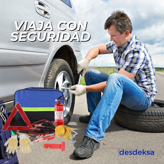 Lleva la Seguridad en Tu Carro 🚗 Kit de Emergencia 6 pcs