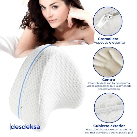 Dale a tu cuerpo el descanso que merece 🛌 Almohada de Apoyo para Piernas y Rodillas