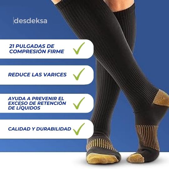 Piernas Ligeras, Días sin Dolor🦵 Medias de Compresión Unisex