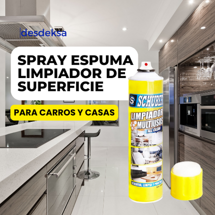 La limpieza perfecta al instante ✨ Espuma limpiadora multiusos en spray