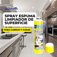 Dile Adiós a la grasa en tu cocina ✨ Espuma limpiadora multiusos en spray