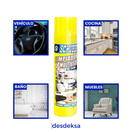 La limpieza perfecta al instante ✨ Espuma limpiadora multiusos en spray