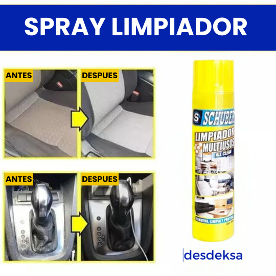 Deja que tu auto luzca impecable 🚗 Espuma limpiadora multiusos en spray