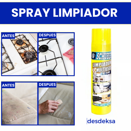La limpieza perfecta al instante ✨ Espuma limpiadora multiusos en spray