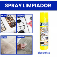 Dile Adiós a la grasa en tu cocina ✨ Espuma limpiadora multiusos en spray