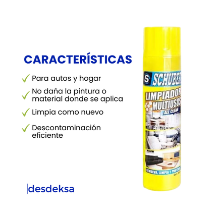 La limpieza perfecta al instante ✨ Espuma limpiadora multiusos en spray
