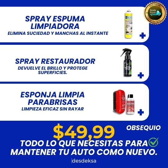 Kit Multiusos: Protege y Limpia tu Auto