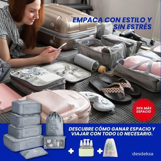 Kit Viajero Completo: Todo en Orden y Estilo