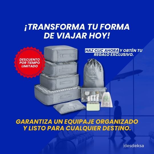 Kit Viajero Completo: Todo en Orden y Estilo