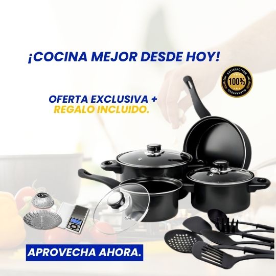 Set Premium de Cocina 🍲 Todo lo que Necesitas para Cocinar Mejor