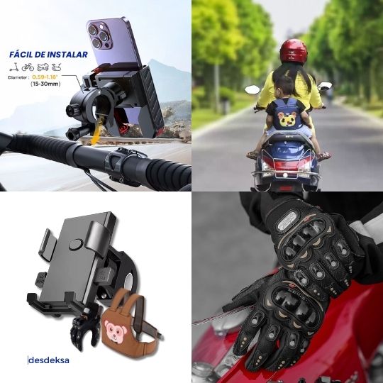 Kit Esencial para la Protección y Conducción en Moto