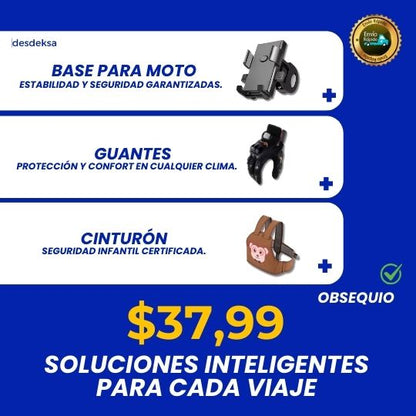 Kit Esencial para la Protección y Conducción en Moto