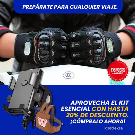 Kit Esencial para la Protección y Conducción en Moto