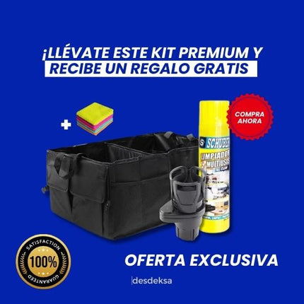 Kit Premium para Automóviles: Orden, Limpieza y Funcionalidad