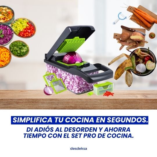 Set Pro de Cocina: Herramientas para Ahorrar Tiempo y Esfuerzo