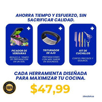 Set Pro de Cocina: Herramientas para Ahorrar Tiempo y Esfuerzo