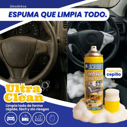 UltraClean® Espuma que limpia todo.