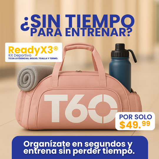 ReadyX3® Kit Deportivo, Muévete como  quieres, entrena donde quieras