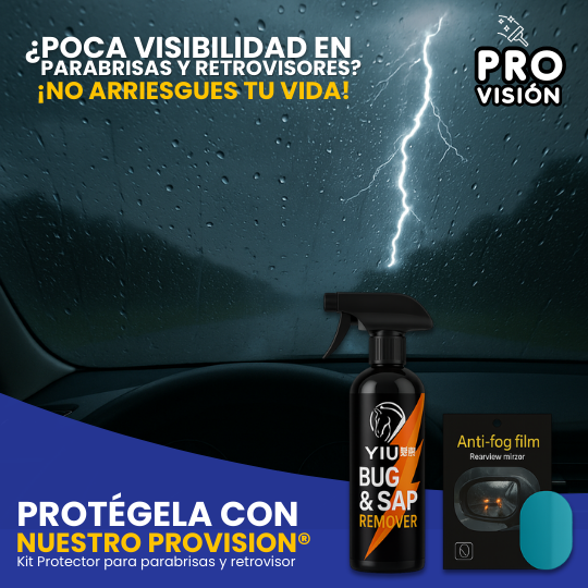 ProVision® "Kit Protector Para  Parabrisas y Retrovisor.