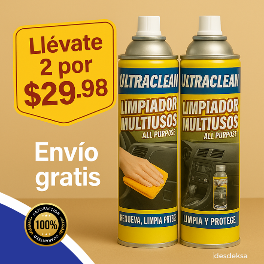 UltraClean® – Espuma que renueva tu auto