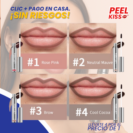 PeelKiss™ 4 Delineadores de Labios de Larga Duración Labios Perfectos Todo el Día Sin Retoques. 🎁 en Oferta Hoy