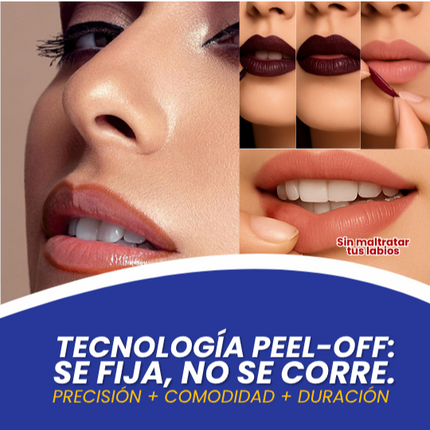 PeelKiss™ 4 Delineadores de Labios de Larga Duración Labios Perfectos Todo el Día Sin Retoques. 🎁 en Oferta Hoy