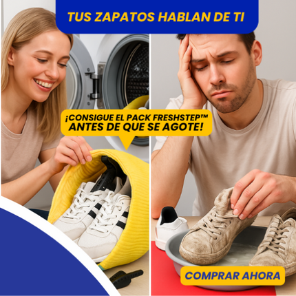 Bolsa para lavar zapatos FreshStep™ | Zapatos limpios y bien cuidados sin esfuerzo desde el primer uso