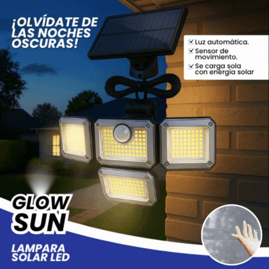 GlowSun™ Lampara Solar LED