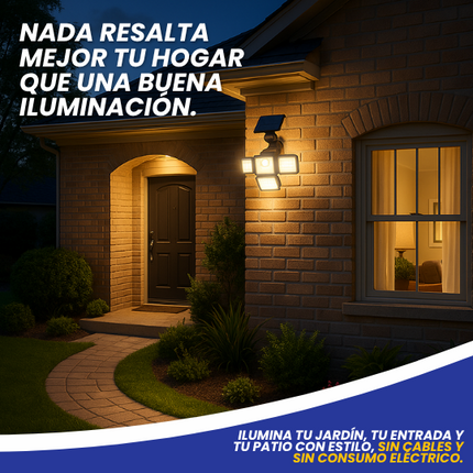 GlowSun™ Lampara Solar LED