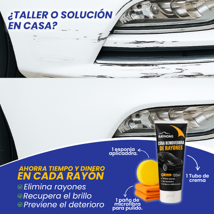 Scratches™ Cera Quita rayones | Elimina 93 % de los arañazos del auto en solo 60 segundos