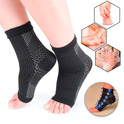 Mejora la Circulación 🧦Medias Cortas de Compresión