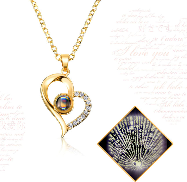 Demuestra tu Amor 📿 Collar Te amo en 100 Idiomas
