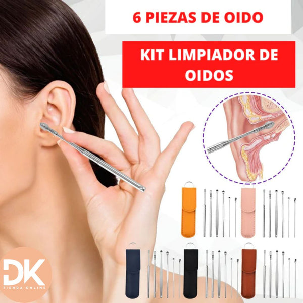 Audición Clara y Sin Limitacones👂Kit Limpiador de 6 Piezas