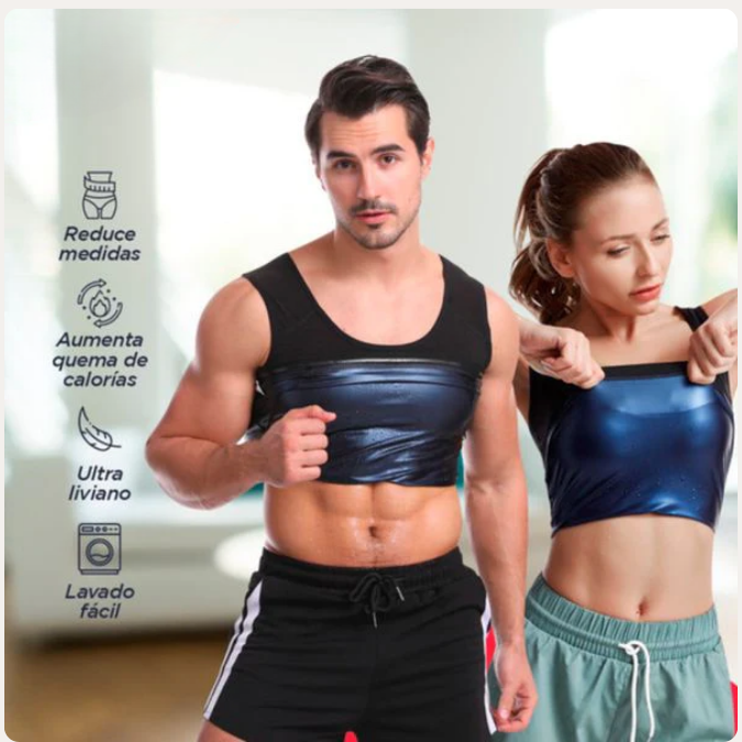 Reduce y Moldea tu Figura 💃🏽 Franelilla Térmica tipo Sauna