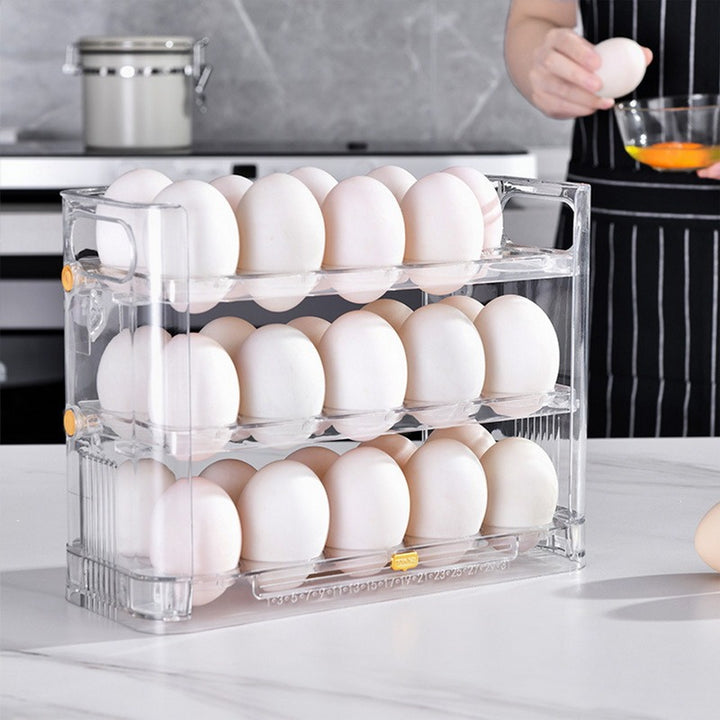 Mantén tu Nevera y Cocina Organizada 🫡 Organizador de Huevos